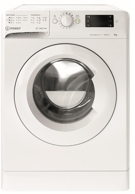 Стир. машина с фронт. загр. Indesit OMTWE71483WEU, 7кг, 1400, A+++, 54см, Дисплей, Инвертор, Белый