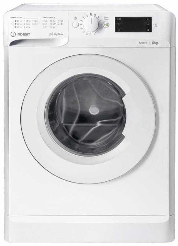 Стир. машина с фронт. загр. Indesit OMTWSE61252WEU, 6кг, 1200, A+++, 43см, Дисплей, Белый