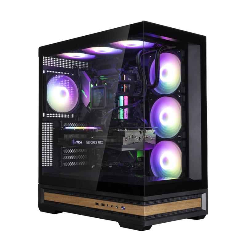 Корпус Zalman P40 Namu без БЖ, 2xUSB3.0, 1x Type C, 3x120мм ARGB Reverse, 1x120мм ARGB, VGA 420мм, LCS ready, TG Side/Front Panel, ATX, чорний