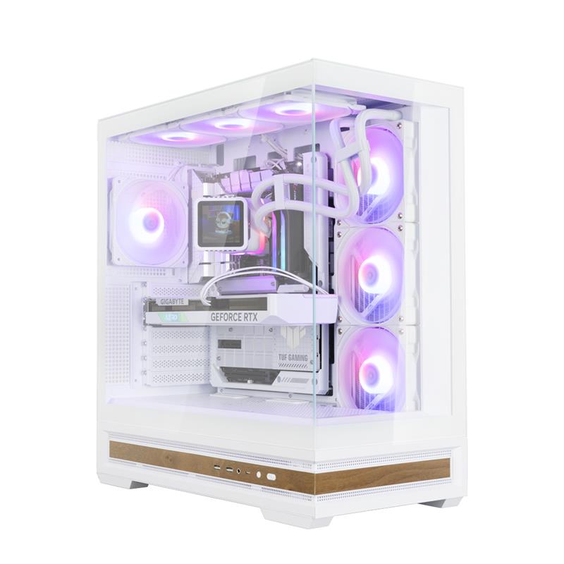 Корпус Zalman P40 Namu без БЖ, 2xUSB3.0, 1x Type C, 3x120мм ARGB Reverse, 1x120мм ARGB, VGA 420мм, LCS ready, TG Side/Front Panel, ATX, білий