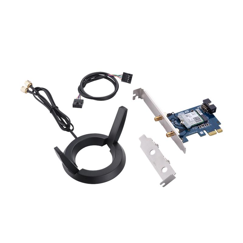 WiFi-адаптер ASUS PCE-AC58BT AX3000 Bluetooth 5.0 PCI Express WPA3 MU-MIMO OFDMA