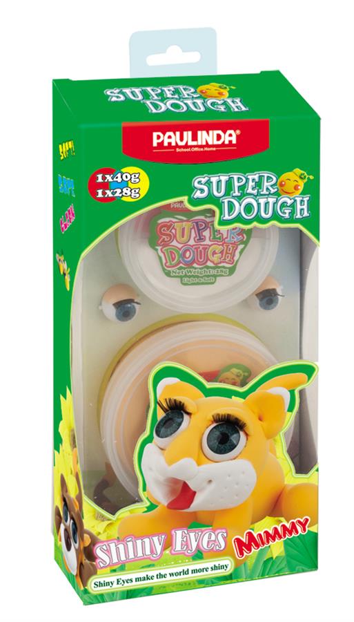 Масса для лепки Paulinda Super Dough Shiny Eyes Кот Mimmy глянцевые глаза PL-081377-2