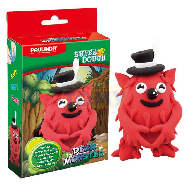 Масса для лепки Paulinda Super Dough Dear Monster красный PL-081536-3