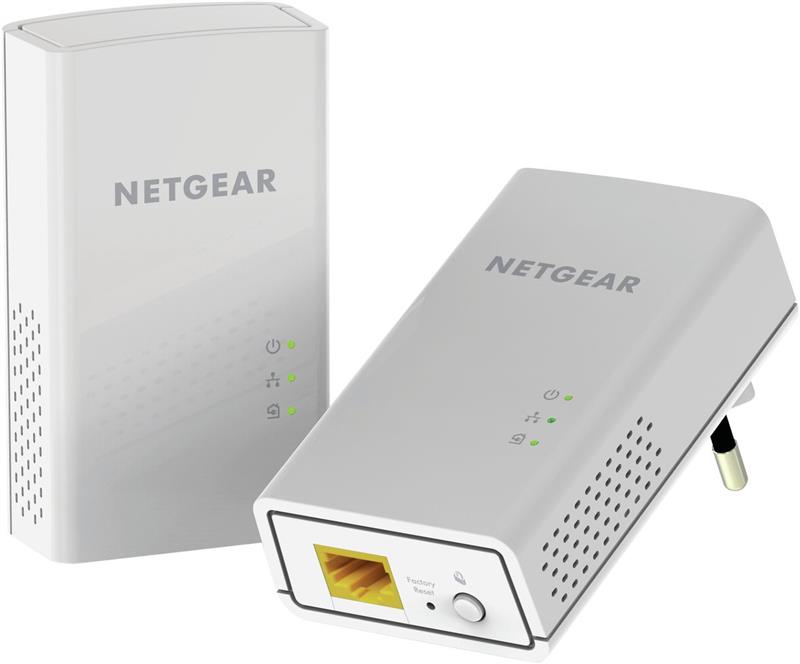 Комплект Адаптерів Powerline NETGEAR PL1000, 1xGE, (2шт)
