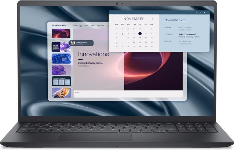 Ноутбук Dell Pro 15 Essential PV15255 15.6" FHD IPS AG, AMD R5-7520U, 16GB, F512GB, UMA, Lin, чорний