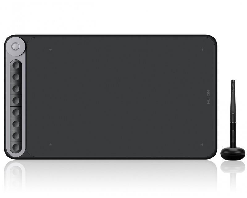 Графічний планшет Huion 10.5"x6.5" Q620M, USB-C, чорний