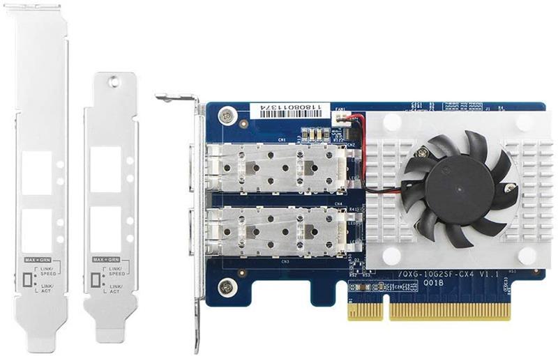 Сетевая карта QNAP Dual-port SFP+ 10GbE PCIe Gen3 x8