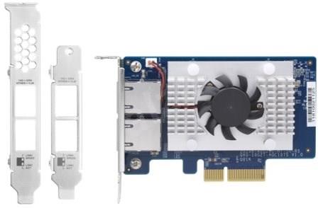 Сетевая карта QNAP Dual-port RJ45 10GbE PCIe Gen2 x4