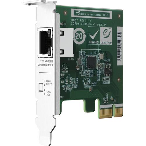 Сетевая карта QNAP Single-port RJ45 2.5GbE PCIe Gen2 x4