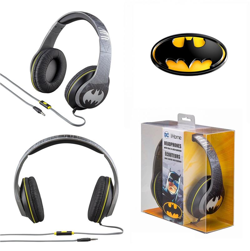 Навушники eKids/iHome Warner Bros, Batman, Mic