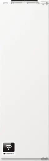 Холодильна камера Gorenje вбудована, 177х55х54см, 1 двері, 300л, А+, FrostLess , Зона св-ті, Внутр. Диспл, Wi-Fi, Білий