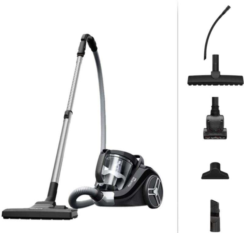 Пилосос Rowenta контейнерний Compact Power XXL, 900Вт, конт пил -2.5л, HEF system, чорний