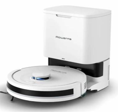 Робот-пилосос Rowenta миючий X-PLORER Serie 90+, 6000ПаВт, h=9.7см, 0.26л, конт пил -0.29л, автон. робота до 270хв, білий