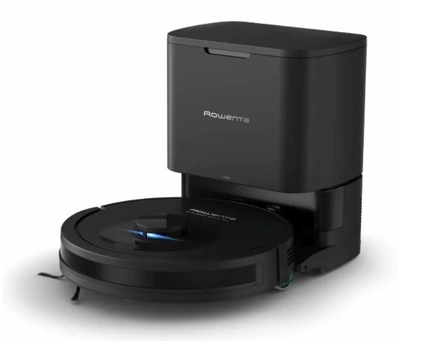 Робот-пилосос Rowenta миючий X-Plorer Serie 85+, 6000ПаВт, h=9.7см, 0.26л, конт пил -0.29л, автон. робота до 270хв, самоочистка, чорний