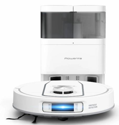 Робот-пилосос Rowenta миючий X-PLORER Serie 580 Max Animal, 10000ПаВт, h=9.7см, 0.22л, конт пил -0.3л, автон. робота до 120хв, білий