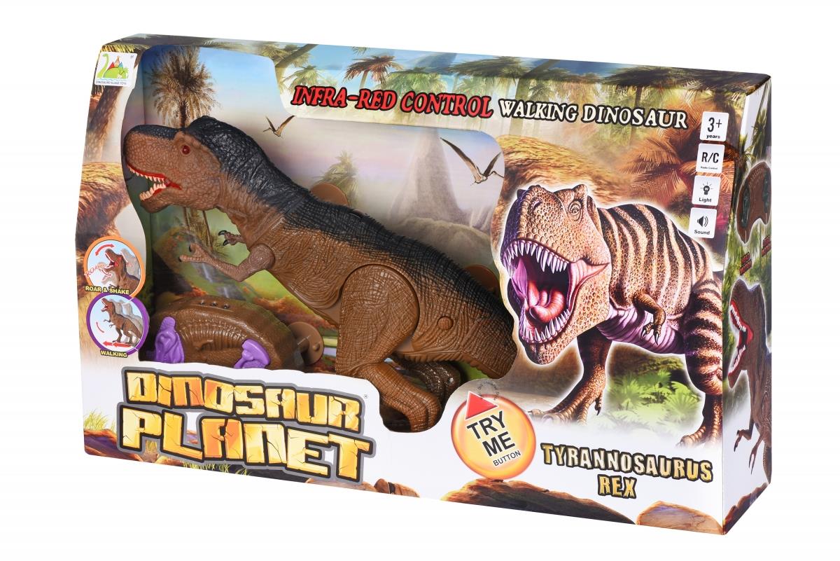 Динозавр Same Toy Dinosaur Planet Тиранозавр коричневый (свет, звук) RS6133Ut