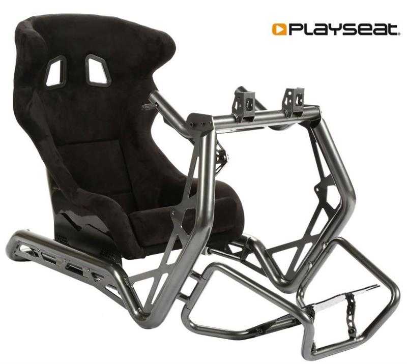 Кокпит с креплением для  руля и педалей и стойкой для ТВ Playseat® Sensation PRO -
Metallic