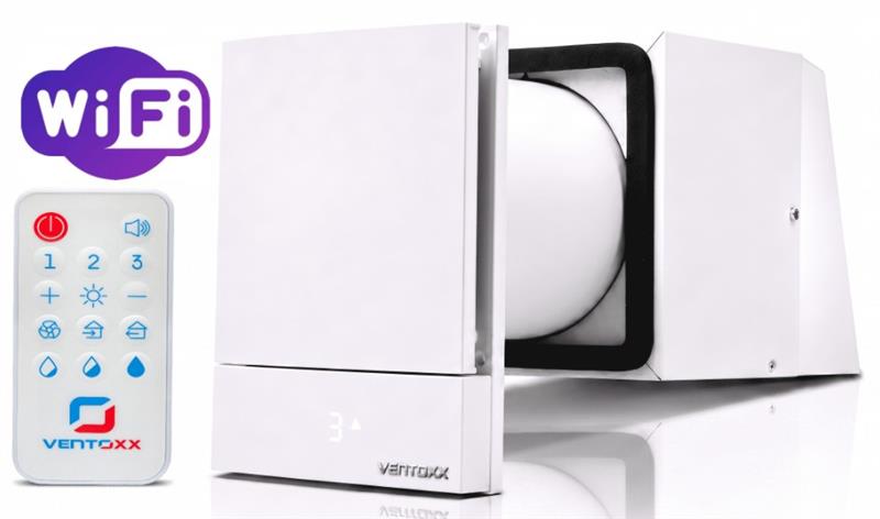 Рекуператор Ventoxx Harmony AeroMax Smart Slim Line 0.75м Wi-Fi пульт ДК LED-індикація компенсаційний короб