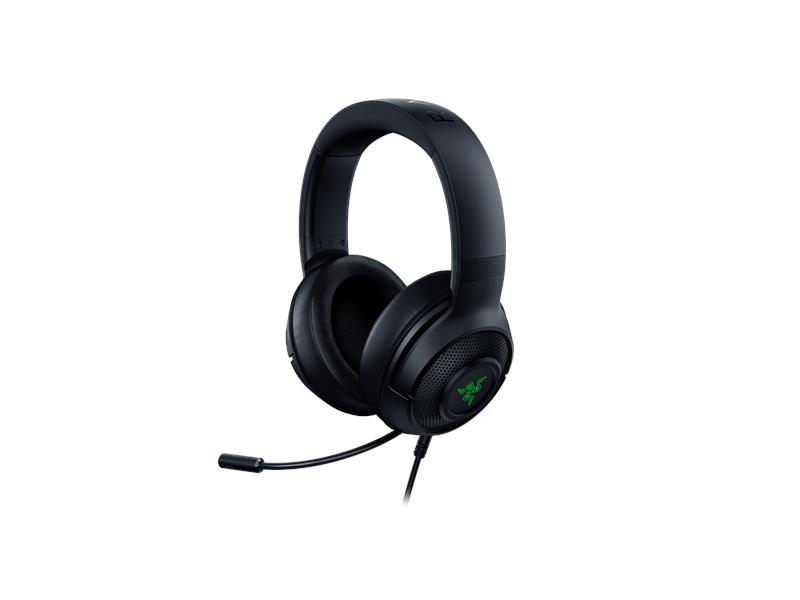 Гарнітура ігрова Razer Kraken V3 X, 7.1, USB-A, RGB, 1.8м, чорний