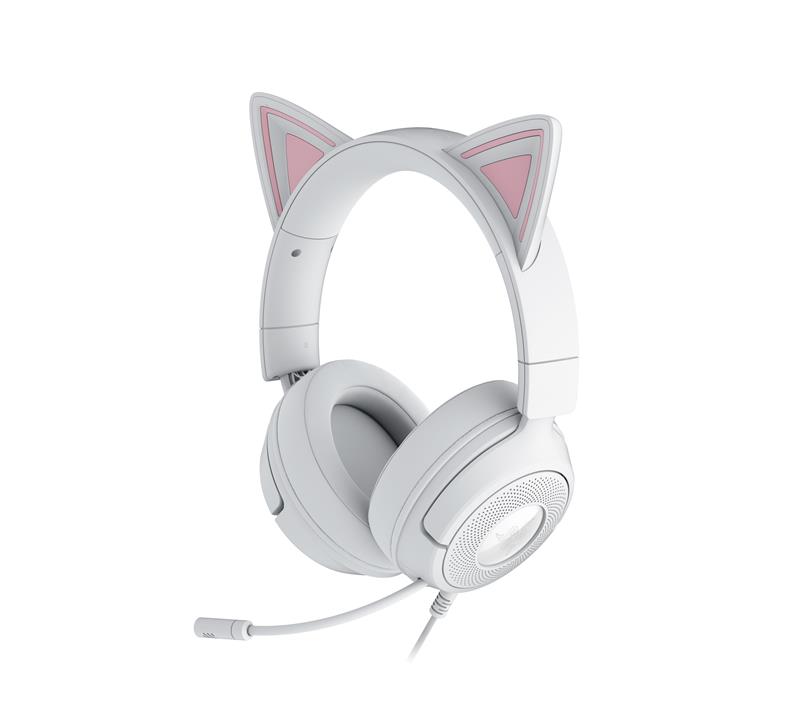 Гарнітура Razer Kraken Kitty V3 X, mini-jack, 1.3м, білий