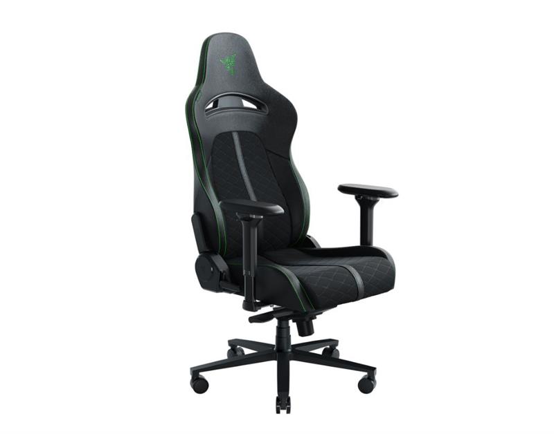 Крісло Razer Enki ПУ шкіра, 4D-Armrests, чорно-зелений