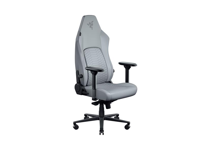Крісло Razer Iskur V2 NewGen, EPU шкіра з CoolTouch™, 4D-Armrests, сірий світлий