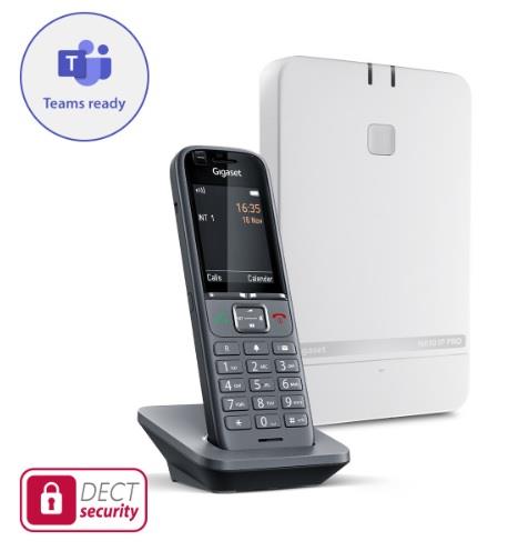 Телефон IP-DECT Gigaset Kit N61S700 PRO bundle (DECT Base N610 IP PRO + DECT трубка S700H PRO)