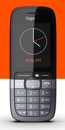 Трубка IP-DECT Gigaset SL850H PRO, USB Type-C, 1x3.5 мм роз'єм для гарнітури, DECT, BT 5.1, 2.4" кольоровий дисплей, IP20
