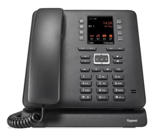 Телефон IP-DECT настільний бездротовий Gigaset Maxwell C, 1xRJ9 роз'єм для гарнітури, DECT, BT, 2.8" кольоровий дисплей