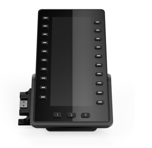 Кнопковий модуль IP Gigaset Pro Expansion Key Module P800, 20 DSS key, 3 page, 6.8" color TFT display, сумісний з Gigaset P810, P810B, P825, P850W, P855BW, чорний метал