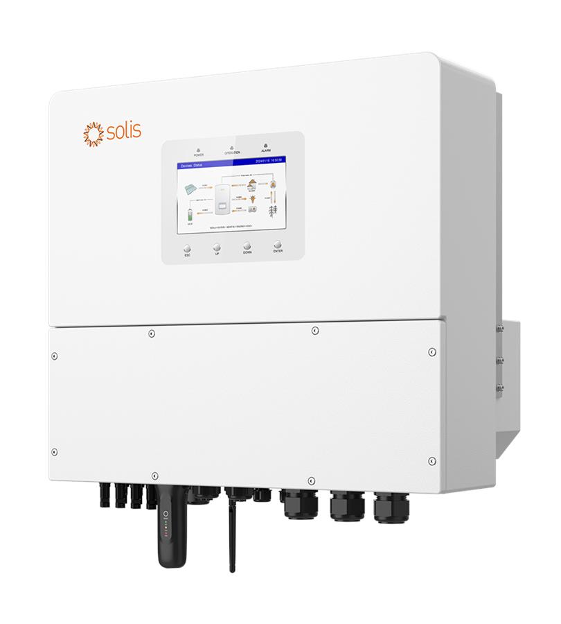 Гібридний інвертор трифазний Solis S6 15кВт, 4xMPPT, DC, для HV Batteries