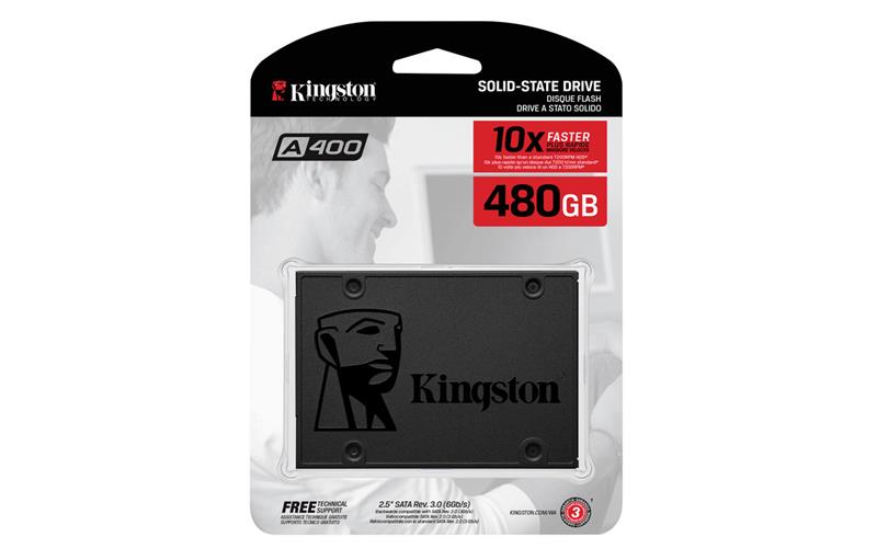Накопичувач SSD Kingston 2.5" 480GB SATA A400