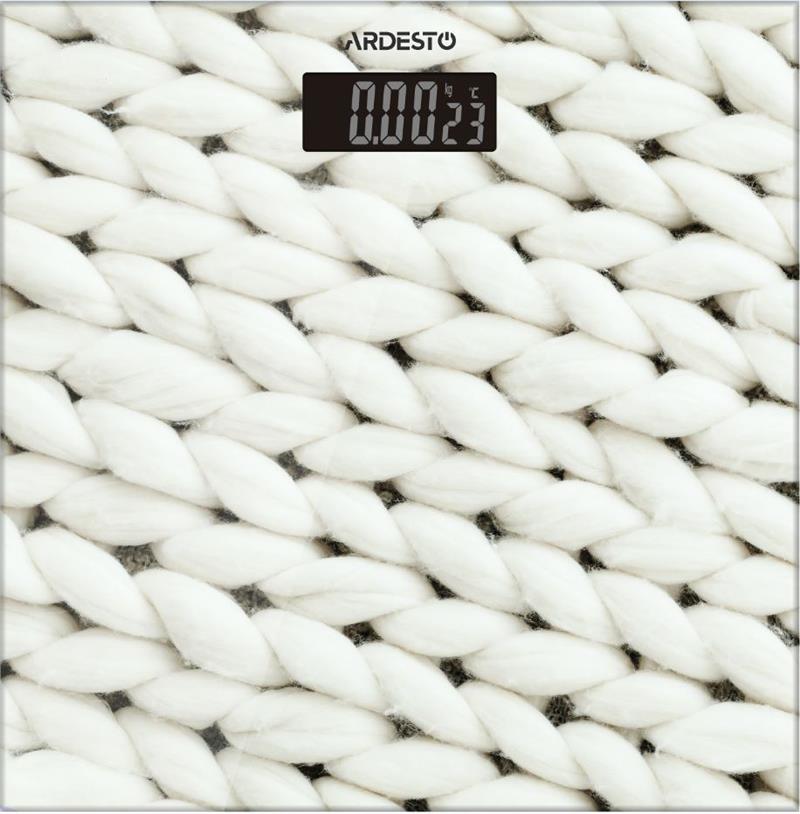 Ваги ARDESTO підлогові Knit, 150кг, AAAx2 в комплекті, скло, багатокольорові