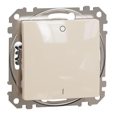 Двополюсний вимикач Schneider Electric, Sedna Design (бежевий)