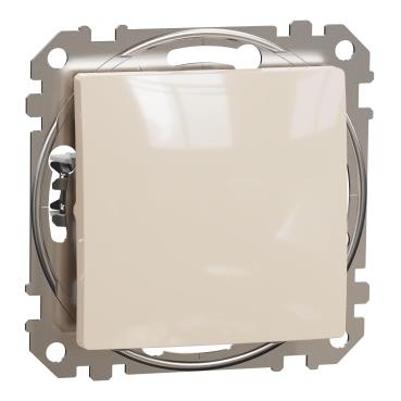 Перемикач 1-клавішний Schneider Electric, Sedna Design (бежевий)