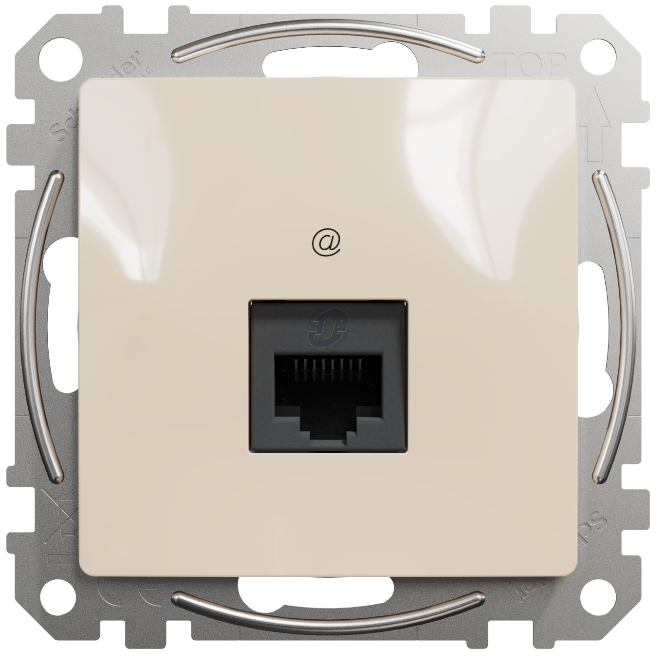 Комп'ютерна розетка RJ45 Schneider Electric, Sedna Design (бежевий, CAT6 UTP)
