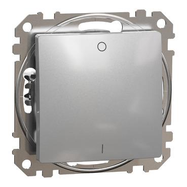 Двополюсний вимикач Schneider Electric, Sedna Design (алюміній)