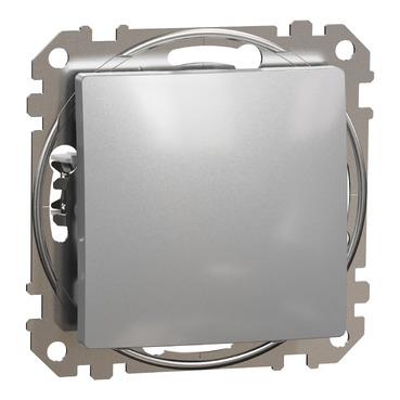Проміжний 1-клавішний вимикач Schneider Electric, Sedna Design (алюміній)
