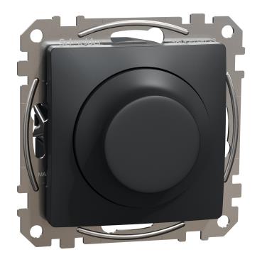 Поворотний LED-димер RC 3-370 Вт Schneider Electric, Sedna Design (чорний)