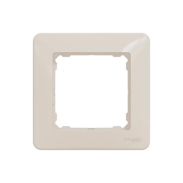 Рамка 1-постова Schneider Electric, Sedna Design (бежевий)