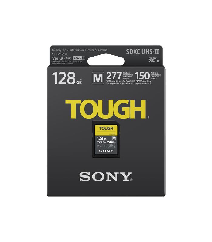 Карта памяти Sony 128GB SDXC C10 UHS-II U3 V60 R277/W150MB/s Tough