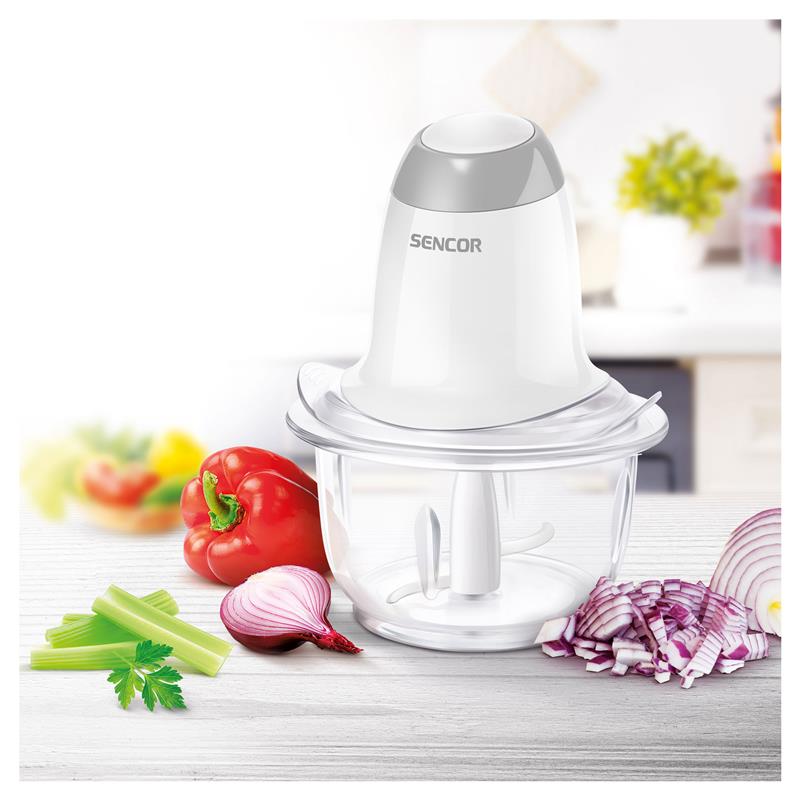 Измельчитель Sencor SHB4330WH стеклянная чаша