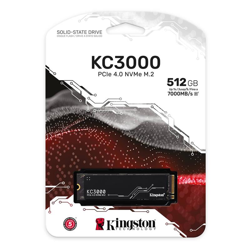 Накопичувач SSD Kingston M.2 512GB PCIe 4.0 KC3000
