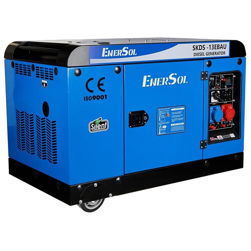 Генератор дизельний EnerSol SKDS-13EBAU 230/400В 12/13кВт електростартер 280кг