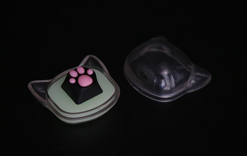 Кейкап Varmilo Kitty Paw ABS прорезиненные 1шт, Black