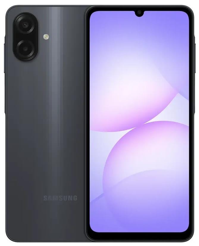 Смартфон Samsung Galaxy A07s (A077) 6.7" 4/128ГБ, 2SIM, 6000мА•год, чорний