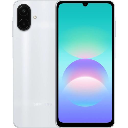 Смартфон Samsung Galaxy A08 (A085) 6.7" 4/128ГБ, 2SIM, 6000мА•год, сріблястий