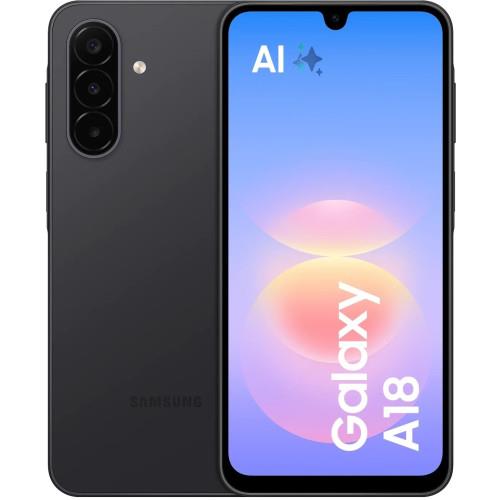 Смартфон Samsung Galaxy A18 (A185) 6.7" 4/128ГБ, 2SIM, 5000мА•год, чорний