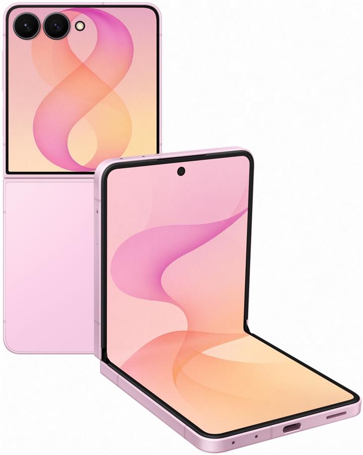 Смартфон Samsung Galaxy Flip 8 5G (F776) 6.9"/4.1"12/512ГБ, 1SIM, 4300мА•год, рожевий