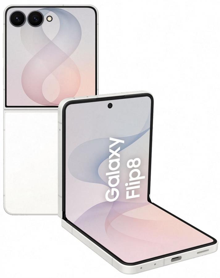 Смартфон Samsung Galaxy Flip 8 5G (F776) 6.9"/4.1"12/256ГБ, 1SIM, 4300мА•год, кремовий